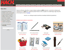 Tablet Screenshot of hach.pl