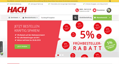 Desktop Screenshot of hach.de